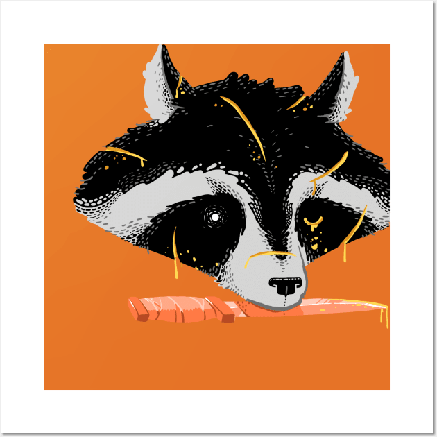 Raccoon Wall Art by fightstacy